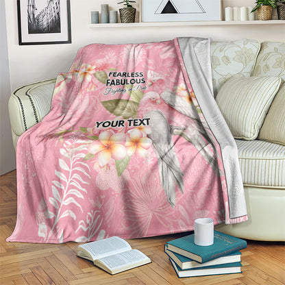 Personalised Galah Cockatoo Fighting in Pink Blanket Australian Breast Cancer Support Spirit