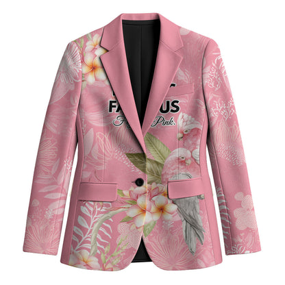 Personalised Galah Cockatoo Fighting in Pink Blazer Australian Breast Cancer Support Spirit