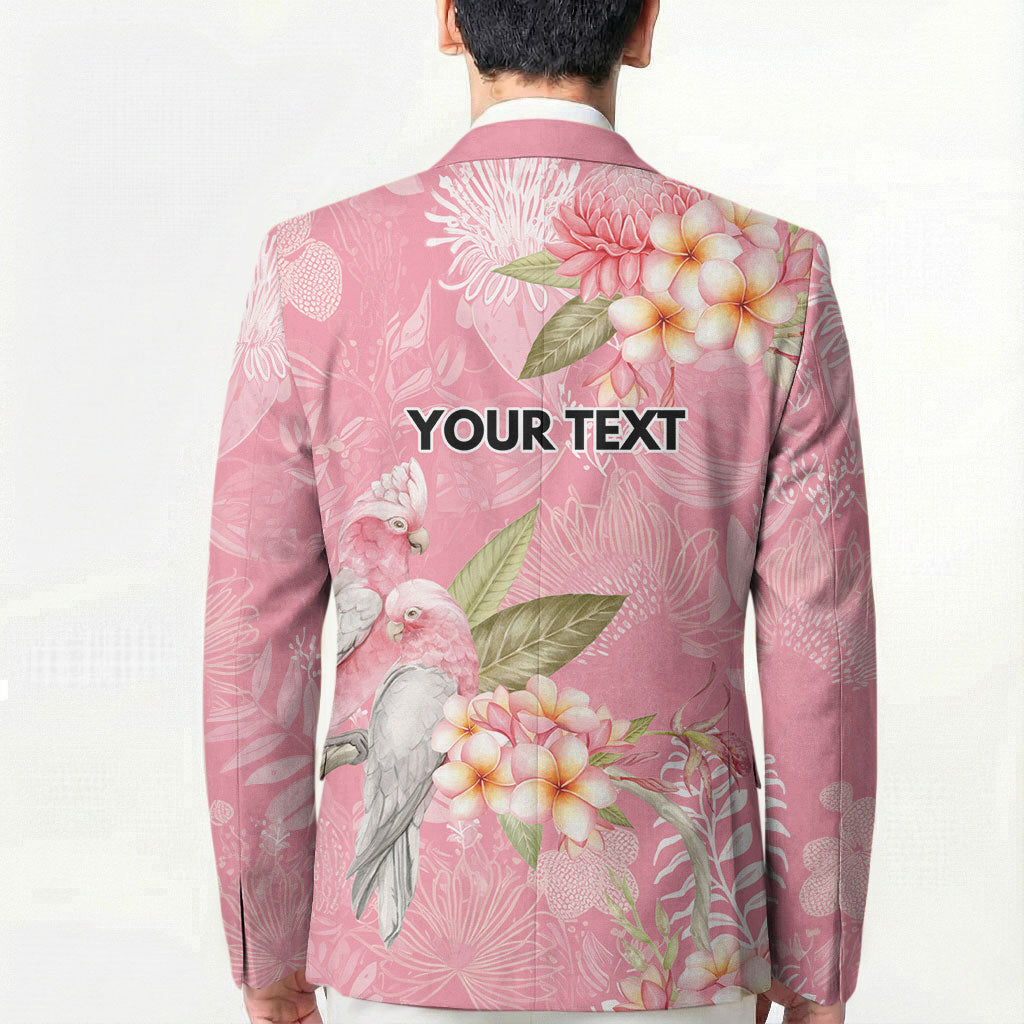 Personalised Galah Cockatoo Fighting in Pink Blazer Australian Breast Cancer Support Spirit