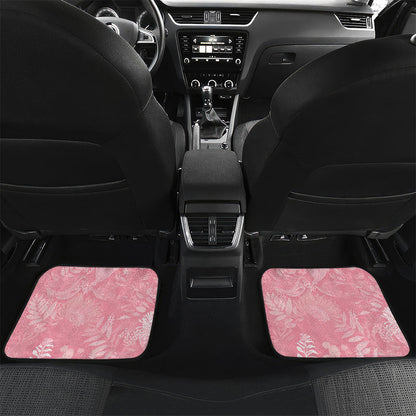 Personalised Galah Cockatoo Fighting in Pink Car Mats Australian Breast Cancer Support Spirit