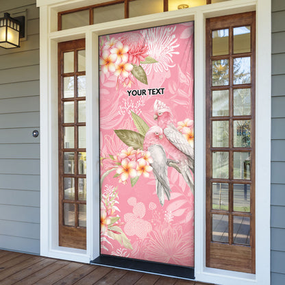 Personalised Galah Cockatoo Fighting in Pink Door Cover Australian Breast Cancer Support Spirit