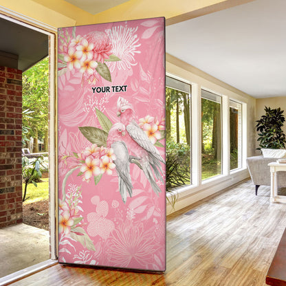 Personalised Galah Cockatoo Fighting in Pink Door Cover Australian Breast Cancer Support Spirit