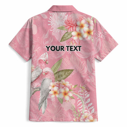 Personalised Galah Cockatoo Fighting in Pink Hawaiian Shirt Australian Breast Cancer Support Spirit