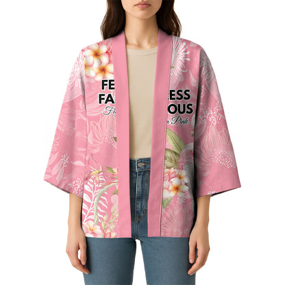 Personalised Galah Cockatoo Fighting in Pink Kimono Australian Breast Cancer Support Spirit