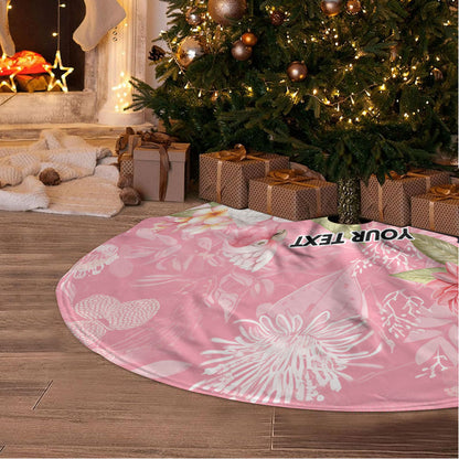 Personalised Galah Cockatoo Fighting in Pink Tree Skirt Australian Breast Cancer Support Spirit