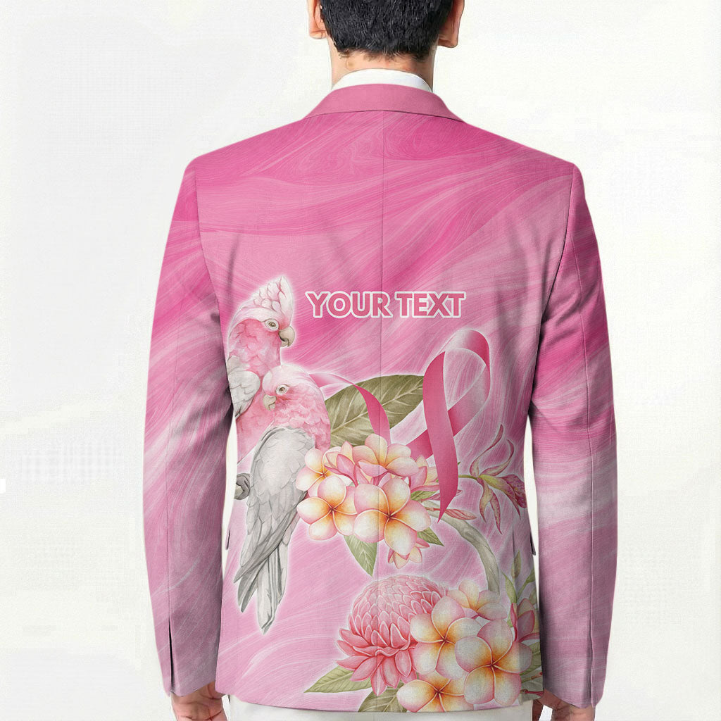 Personalised I Wear Pink For The Fight Blazer Australian Breast Cancer Support Spirit