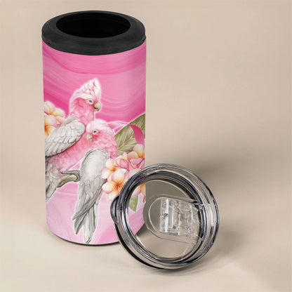 Personalised I Wear Pink For The Fight 4 in 1 Can Cooler Tumbler Australian Breast Cancer Support Spirit