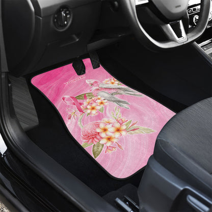 Personalised I Wear Pink For The Fight Car Mats Australian Breast Cancer Support Spirit