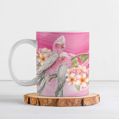 Personalised I Wear Pink For The Fight Ceramic Mug Australian Breast Cancer Support Spirit