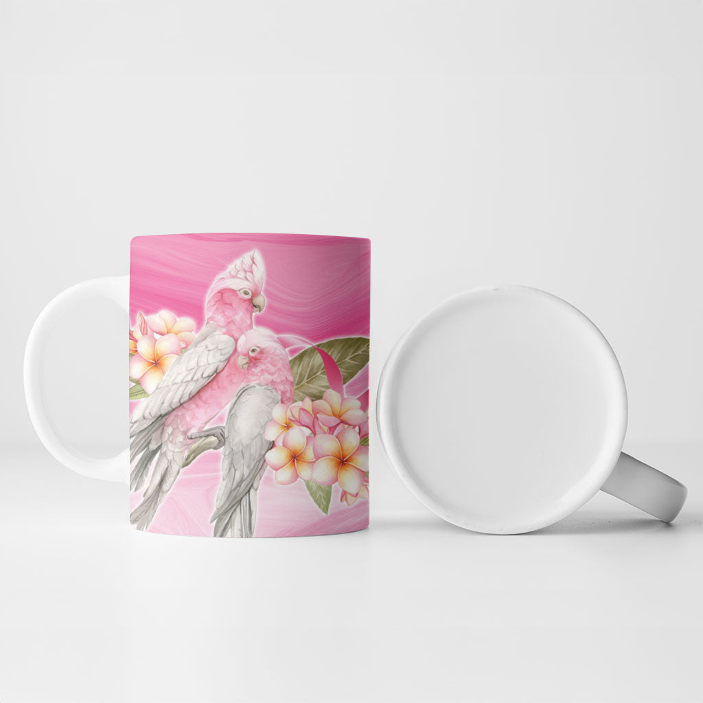 Personalised I Wear Pink For The Fight Ceramic Mug Australian Breast Cancer Support Spirit