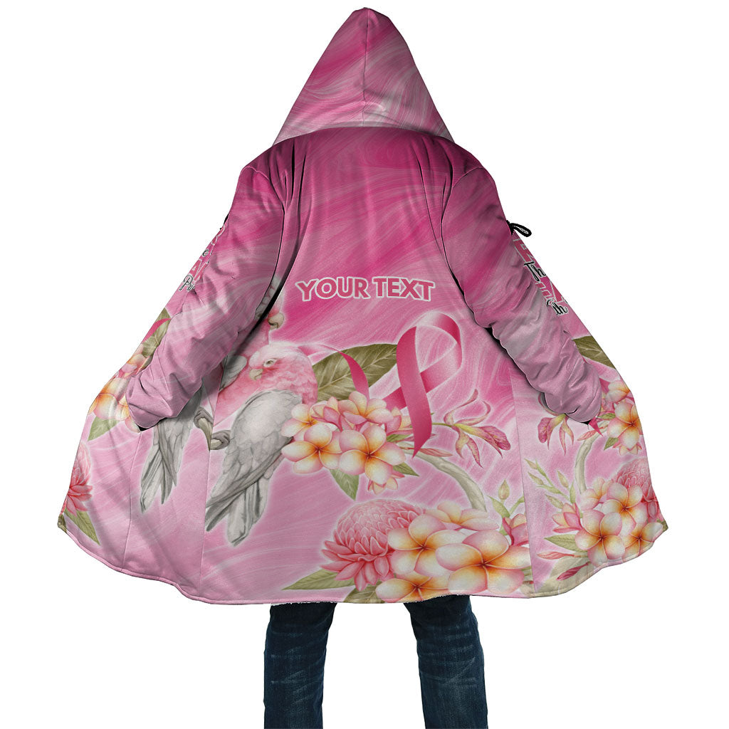 Personalised I Wear Pink For The Fight Cloak Australian Breast Cancer Support Spirit
