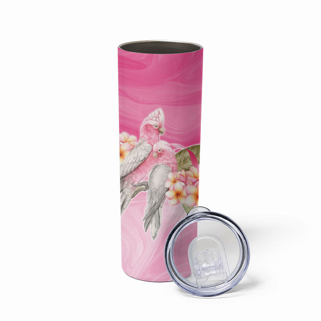 Personalised I Wear Pink For The Fight Skinny Tumbler Australian Breast Cancer Support Spirit