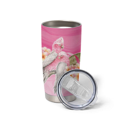 Personalised I Wear Pink For The Fight Tumbler Cup Australian Breast Cancer Support Spirit