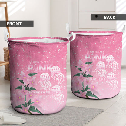 Personalised Pink Boronia of Hope Laundry Basket Australia’s Fight Against Breast Cancer Support