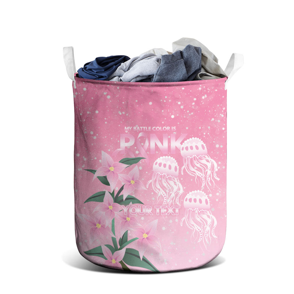 Personalised Pink Boronia of Hope Laundry Basket Australia’s Fight Against Breast Cancer Support