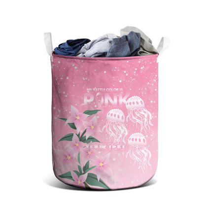 Personalised Pink Boronia of Hope Laundry Basket Australia’s Fight Against Breast Cancer Support