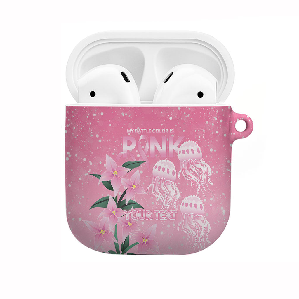 Personalised Pink Boronia of Hope AirPods Case Australia’s Fight Against Breast Cancer Support