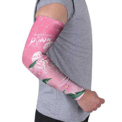 Personalised Pink Boronia of Hope Arm Sleeves Australia’s Fight Against Breast Cancer Support