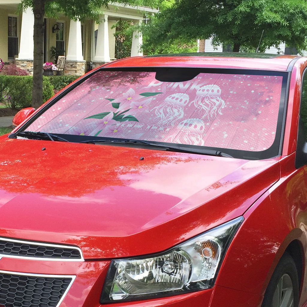 Personalised Pink Boronia of Hope Auto Sun Shade Australia’s Fight Against Breast Cancer Support