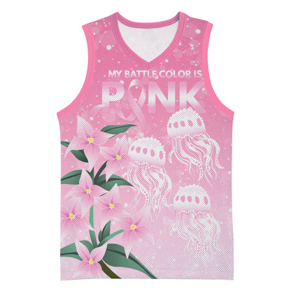 Personalised Pink Boronia of Hope Basketball Jersey Australia’s Fight Against Breast Cancer Support