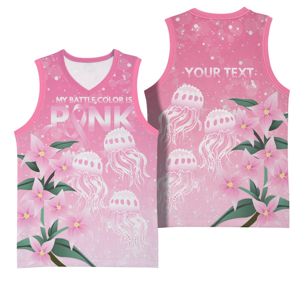 Personalised Pink Boronia of Hope Basketball Jersey Australia’s Fight Against Breast Cancer Support