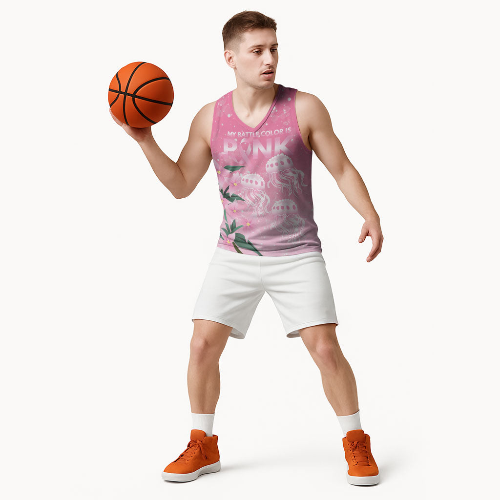 Personalised Pink Boronia of Hope Basketball Jersey Australia’s Fight Against Breast Cancer Support