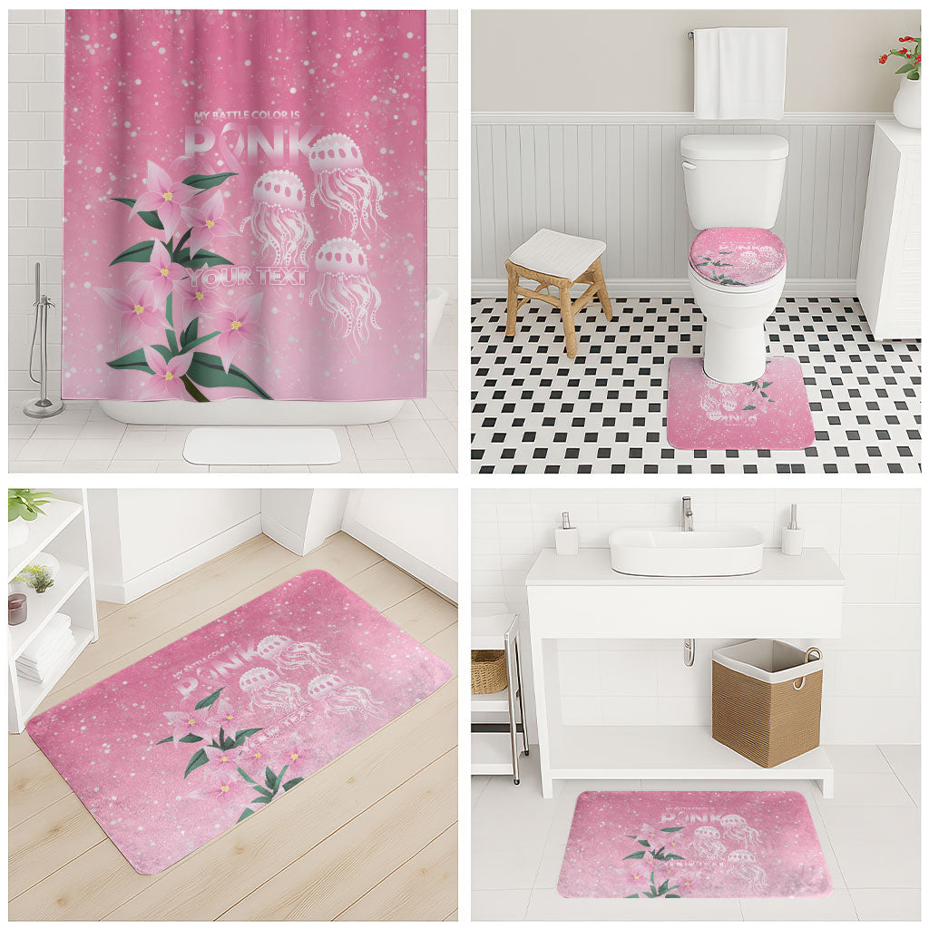 Personalised Pink Boronia of Hope Bathroom Set Australia’s Fight Against Breast Cancer Support