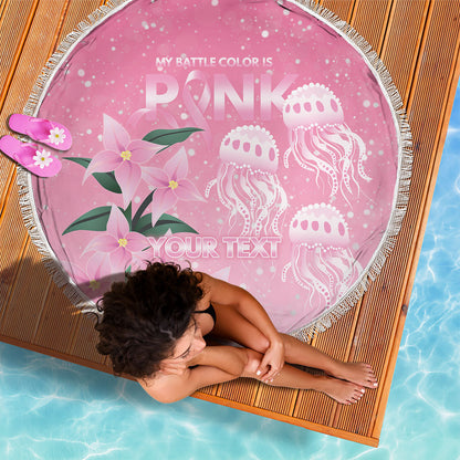 Personalised Pink Boronia of Hope Beach Blanket Australia’s Fight Against Breast Cancer Support