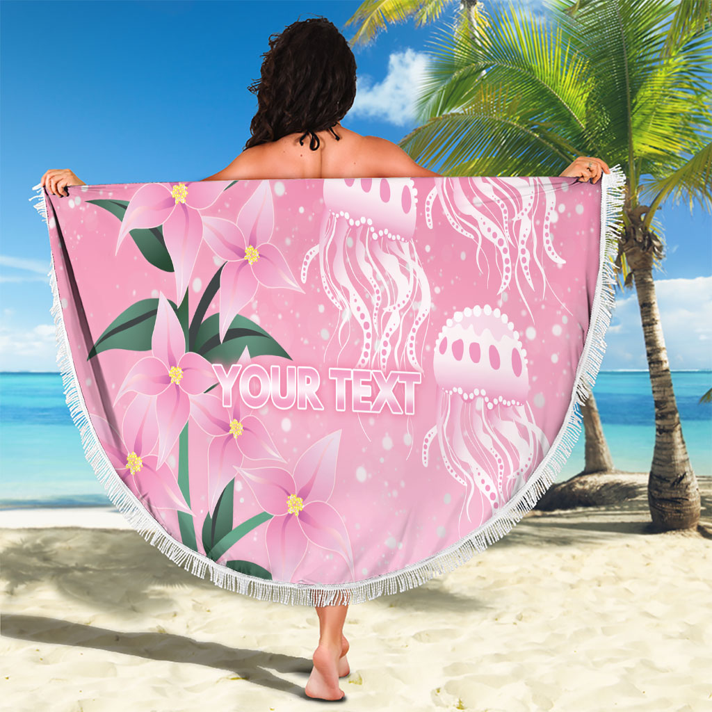 Personalised Pink Boronia of Hope Beach Blanket Australia’s Fight Against Breast Cancer Support