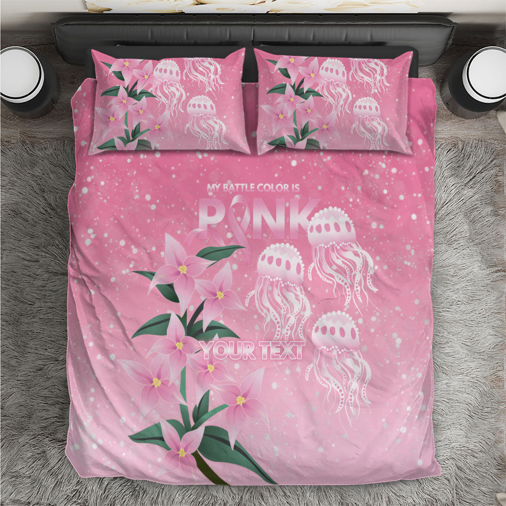 Personalised Pink Boronia of Hope Bedding Set Australia’s Fight Against Breast Cancer Support