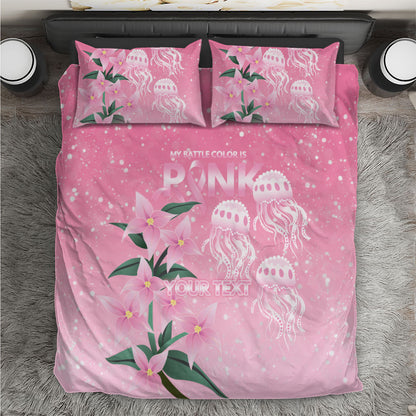 Personalised Pink Boronia of Hope Bedding Set Australia’s Fight Against Breast Cancer Support