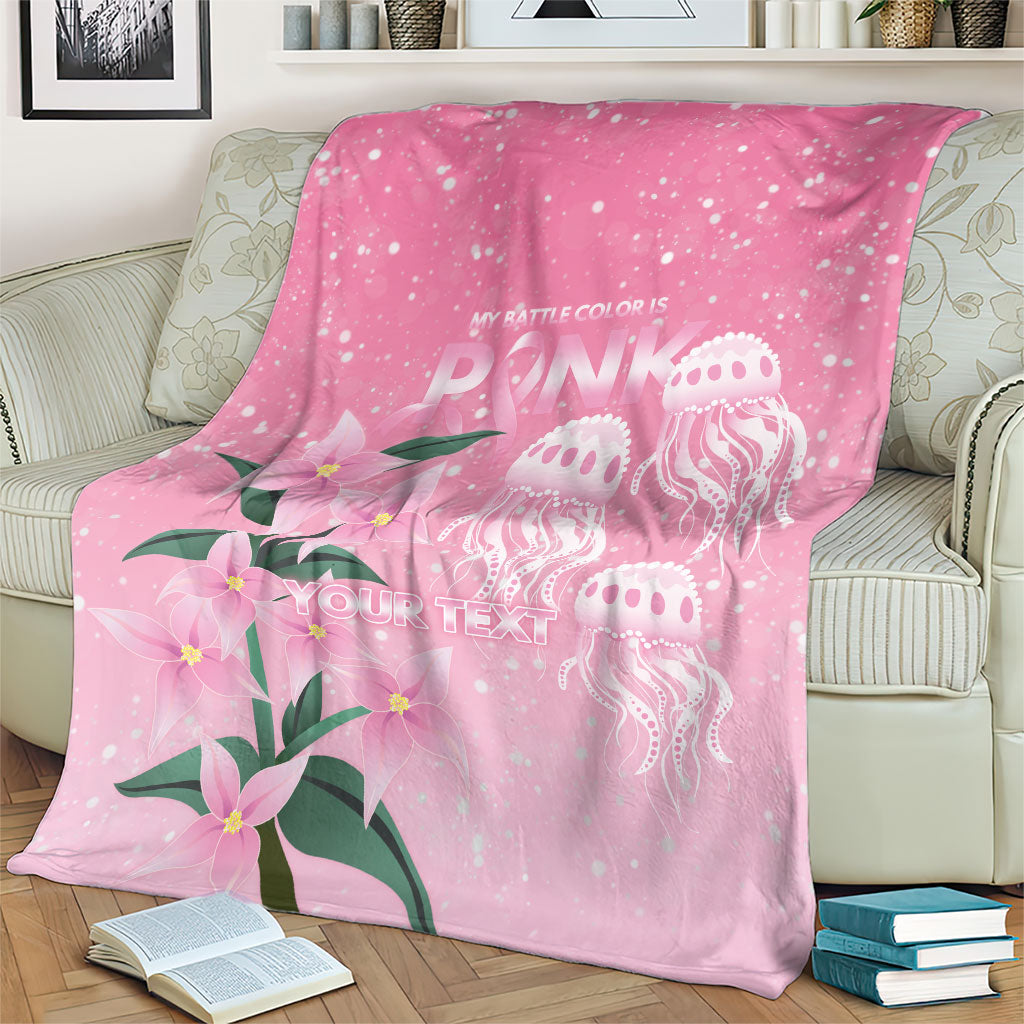 Personalised Pink Boronia of Hope Blanket Australia’s Fight Against Breast Cancer Support
