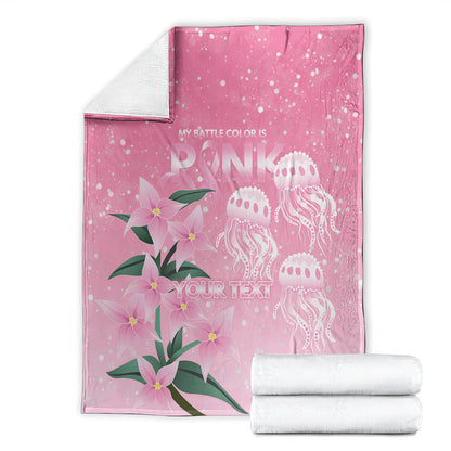 Personalised Pink Boronia of Hope Blanket Australia’s Fight Against Breast Cancer Support