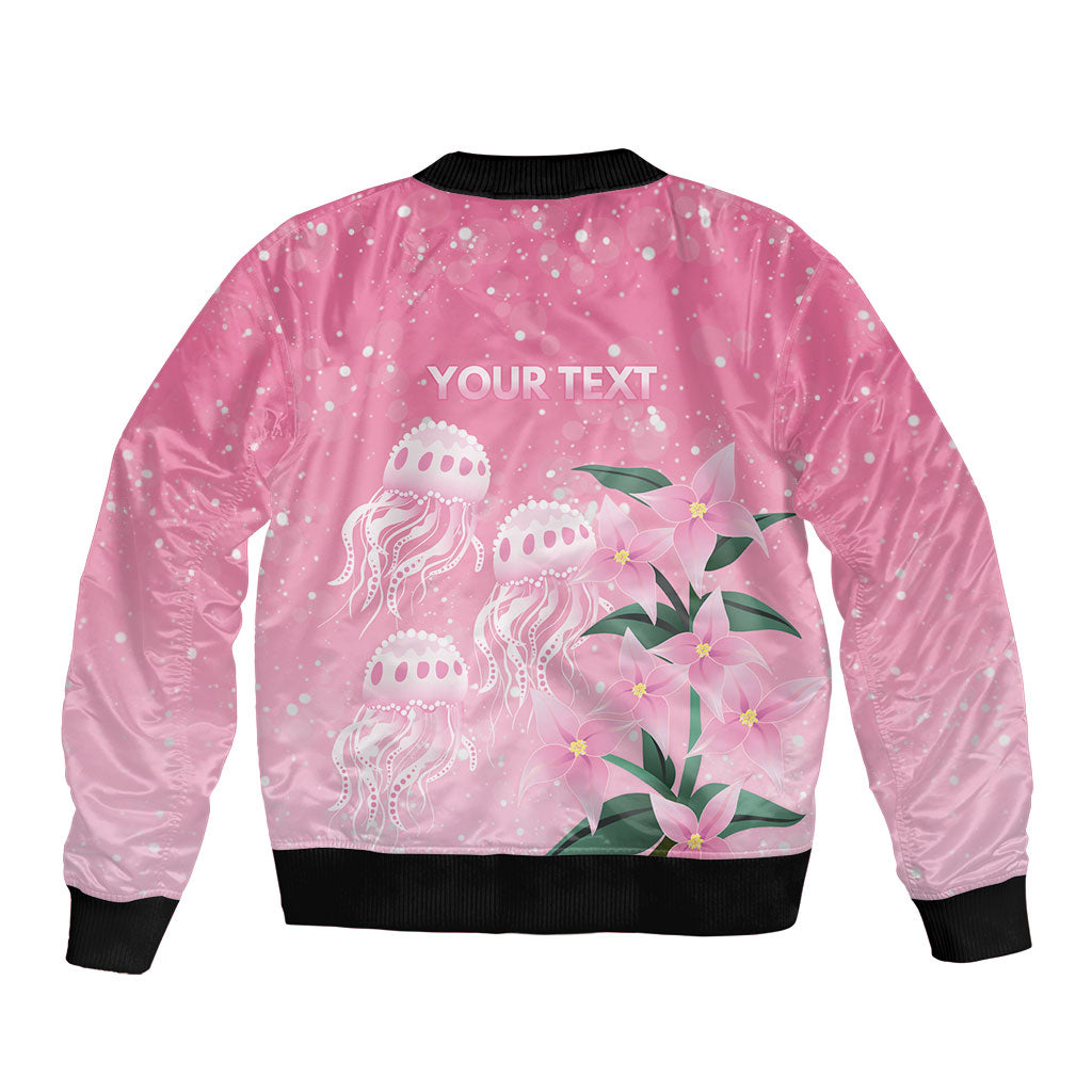 Personalised Pink Boronia of Hope Bomber Jacket Australia’s Fight Against Breast Cancer Support