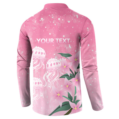 Personalised Pink Boronia of Hope Button Sweatshirt Australia’s Fight Against Breast Cancer Support