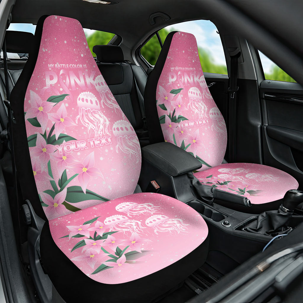 Personalised Pink Boronia of Hope Car Seat Cover Australia’s Fight Against Breast Cancer Support
