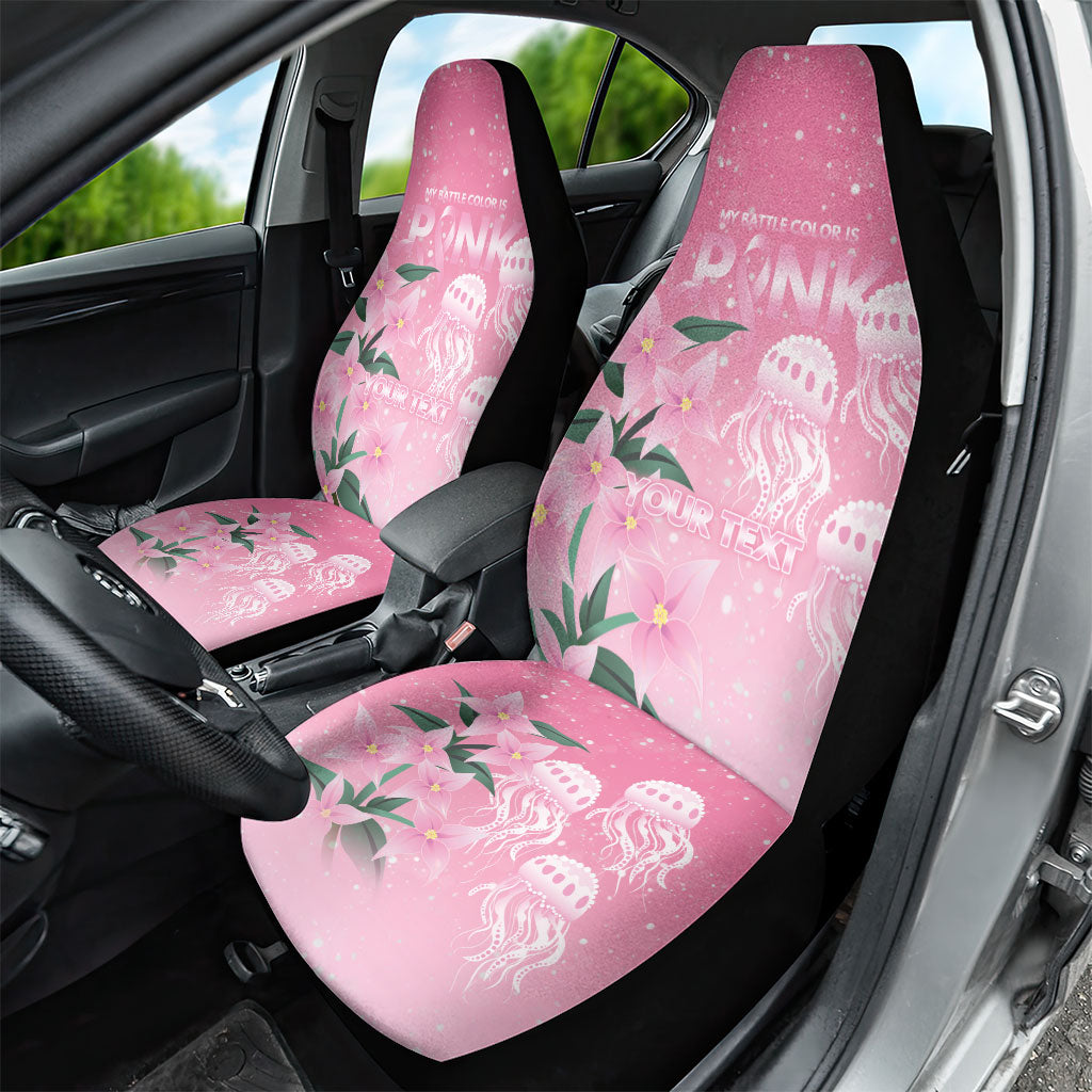 Personalised Pink Boronia of Hope Car Seat Cover Australia’s Fight Against Breast Cancer Support