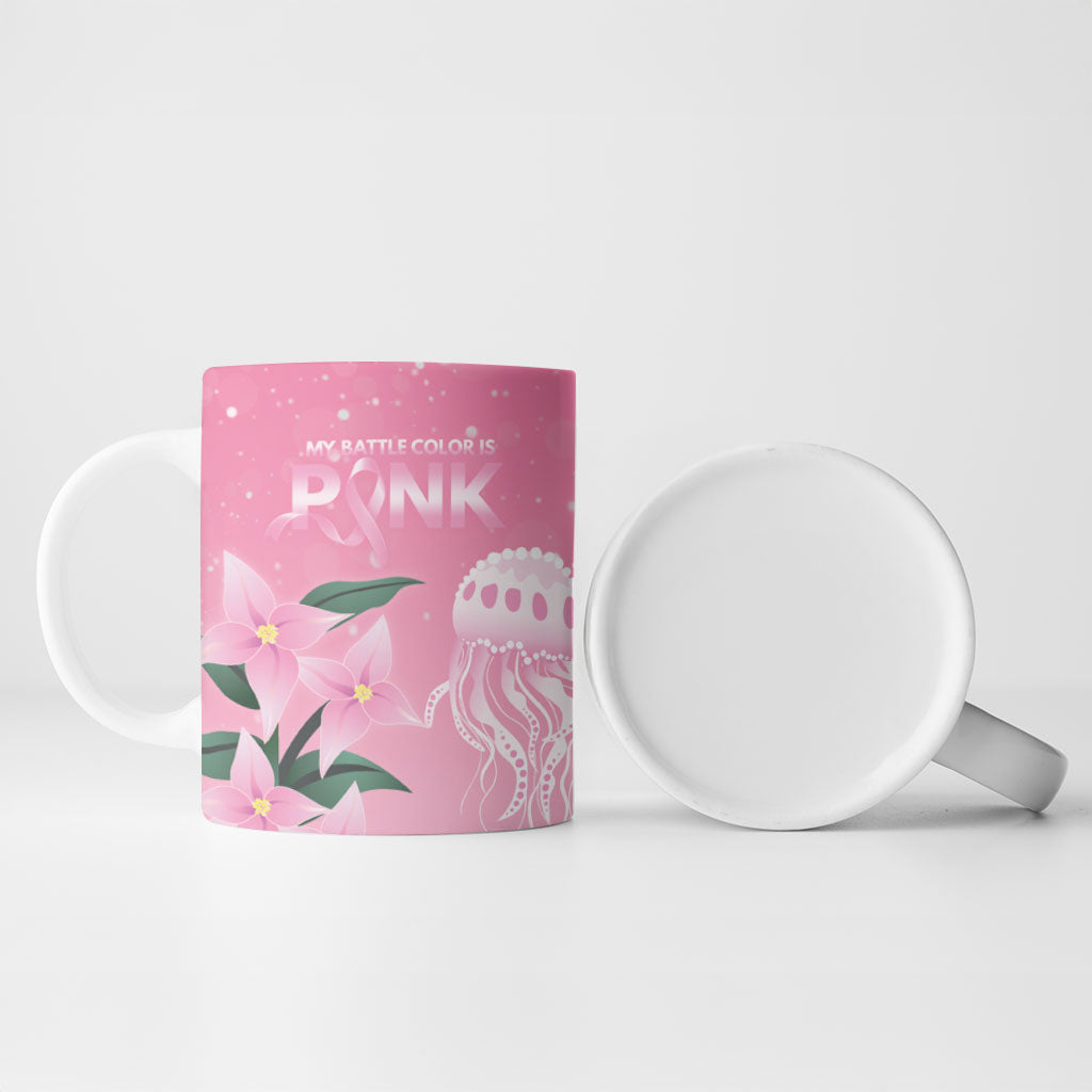 Personalised Pink Boronia of Hope Ceramic Mug Australia’s Fight Against Breast Cancer Support