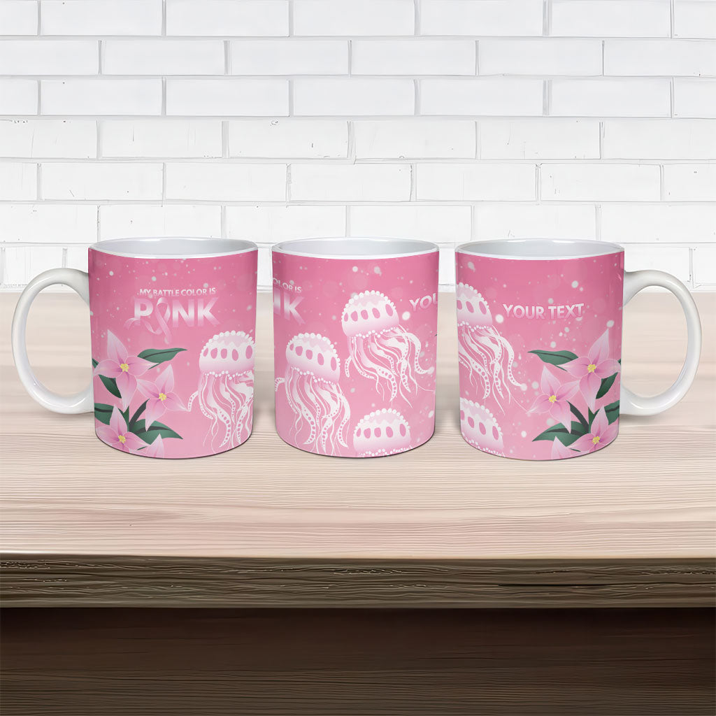 Personalised Pink Boronia of Hope Ceramic Mug Australia’s Fight Against Breast Cancer Support