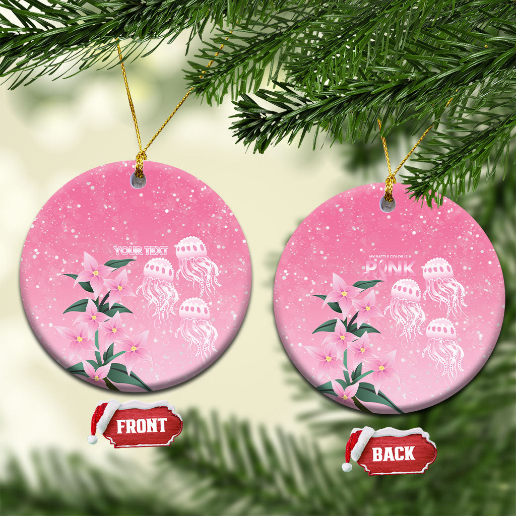 Personalised Pink Boronia of Hope Ceramic Ornament Australia’s Fight Against Breast Cancer Support