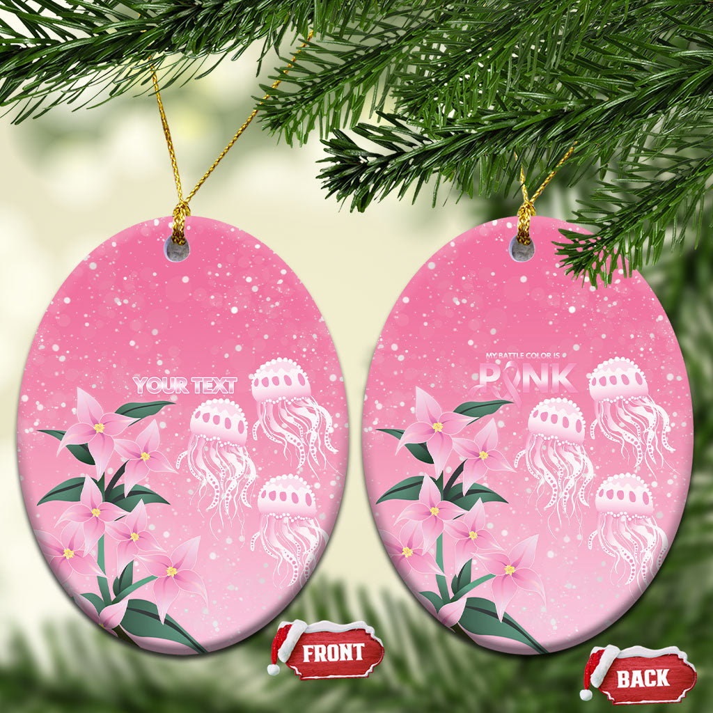 Personalised Pink Boronia of Hope Ceramic Ornament Australia’s Fight Against Breast Cancer Support