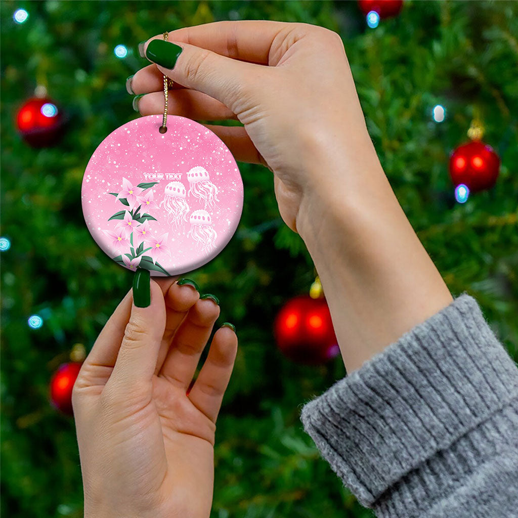 Personalised Pink Boronia of Hope Ceramic Ornament Australia’s Fight Against Breast Cancer Support