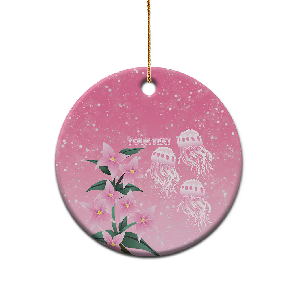 Personalised Pink Boronia of Hope Ceramic Ornament Australia’s Fight Against Breast Cancer Support