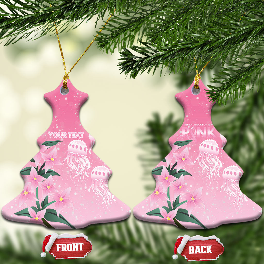 Personalised Pink Boronia of Hope Ceramic Ornament Australia’s Fight Against Breast Cancer Support