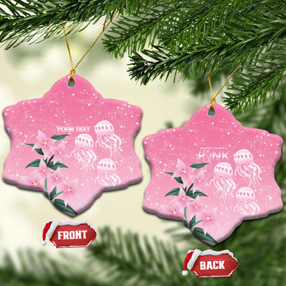 Personalised Pink Boronia of Hope Ceramic Ornament Australia’s Fight Against Breast Cancer Support