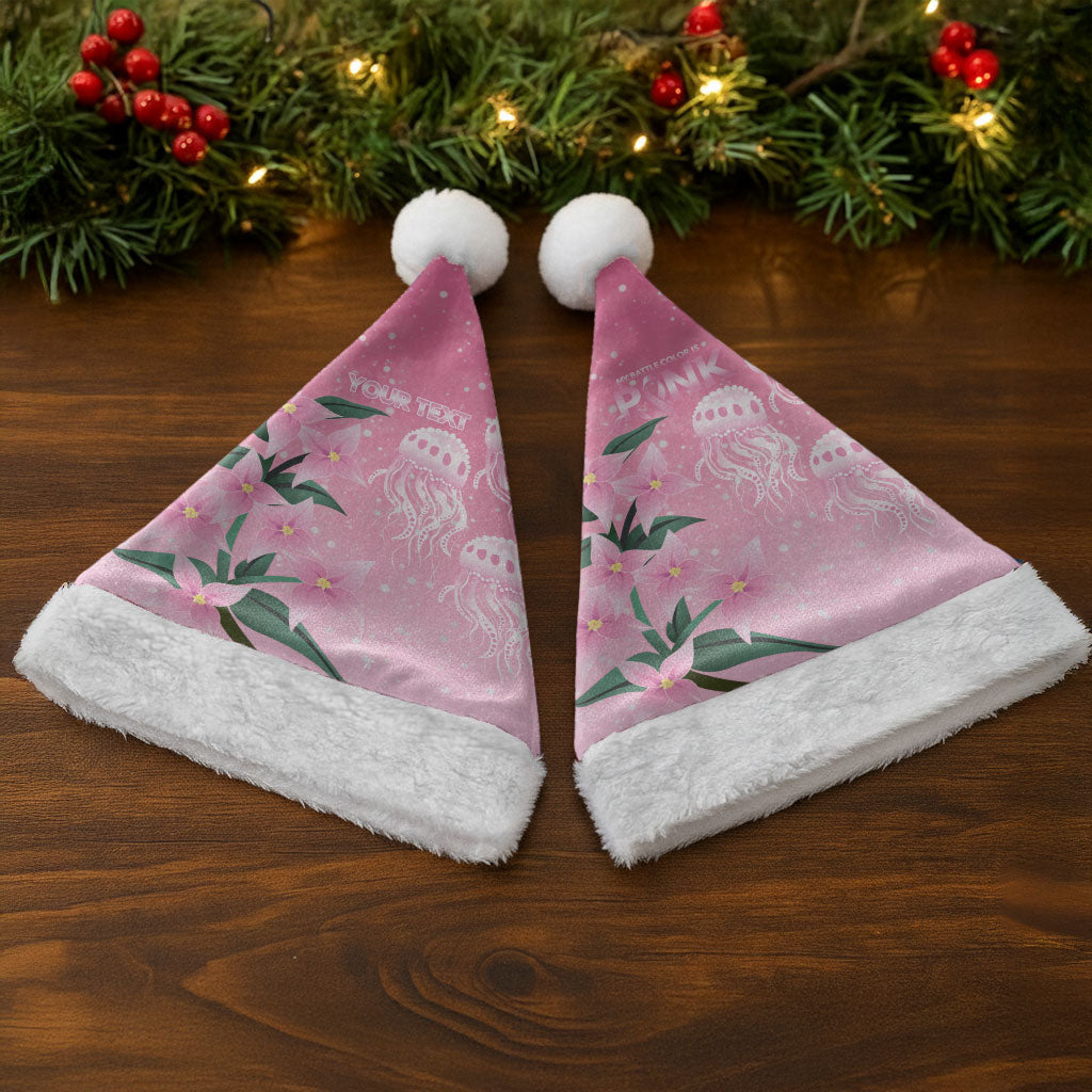 Personalised Pink Boronia of Hope Christmas Santa Hat Australia’s Fight Against Breast Cancer Support