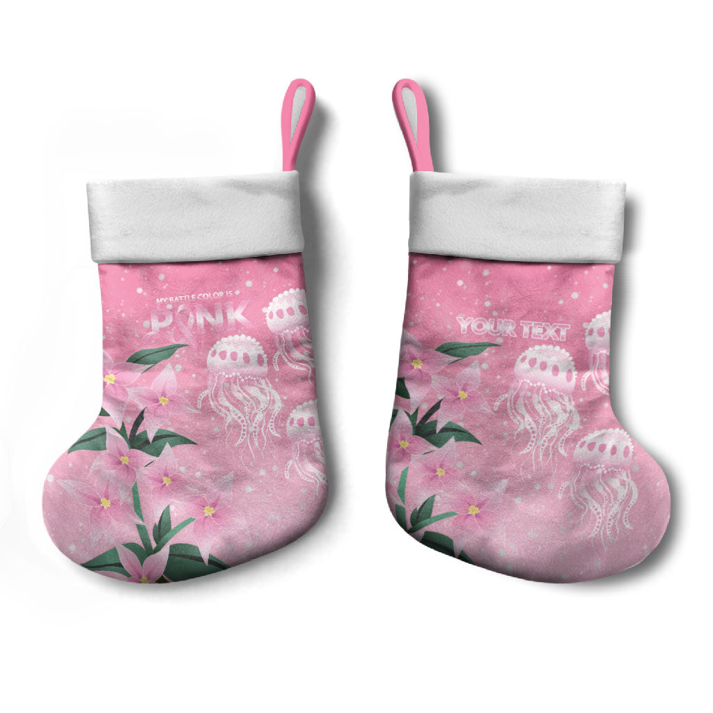 Personalised Pink Boronia of Hope Christmas Stocking Australia’s Fight Against Breast Cancer Support