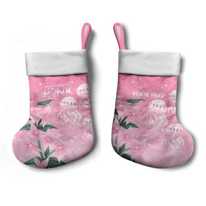 Personalised Pink Boronia of Hope Christmas Stocking Australia’s Fight Against Breast Cancer Support
