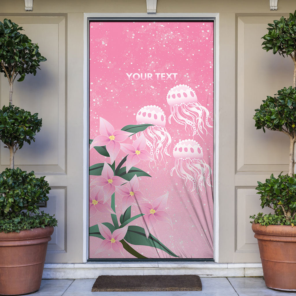 Personalised Pink Boronia of Hope Door Cover Australia’s Fight Against Breast Cancer Support