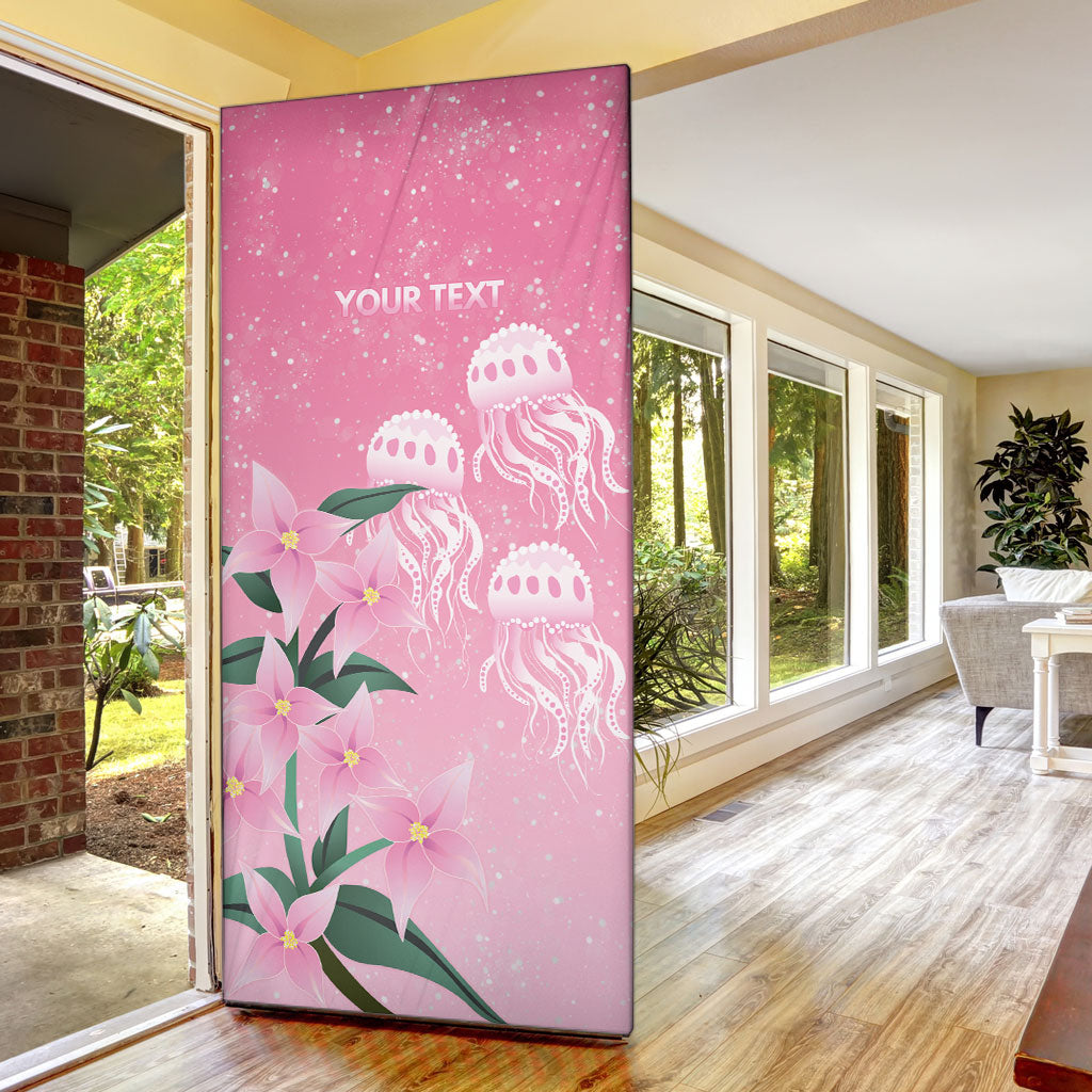 Personalised Pink Boronia of Hope Door Cover Australia’s Fight Against Breast Cancer Support